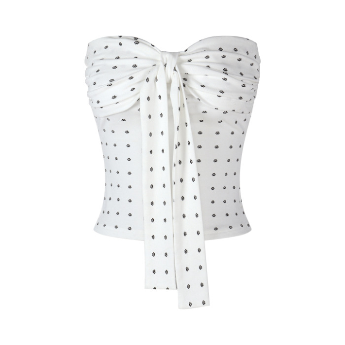 Top tubular – Slim Fit, fără bretele, imprimeu anime, viscose, micro-rebound