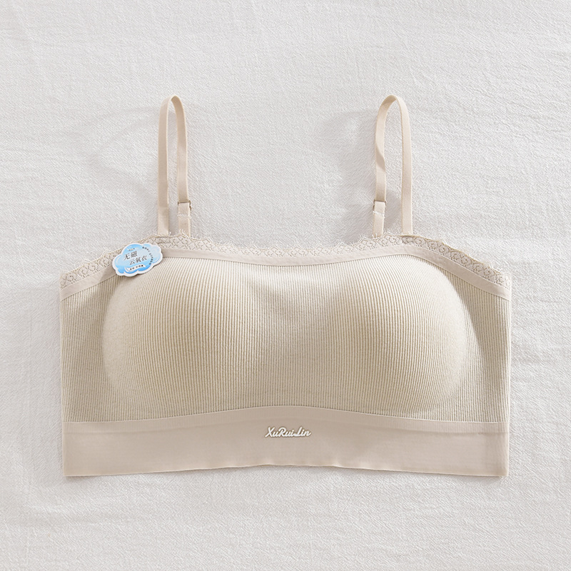 Brushed плат за топлина – дамски сутиен с пълна чашка, стил Tube-top с дантела на гърба, фиксирани презрамки, подплата от акрилова нишка