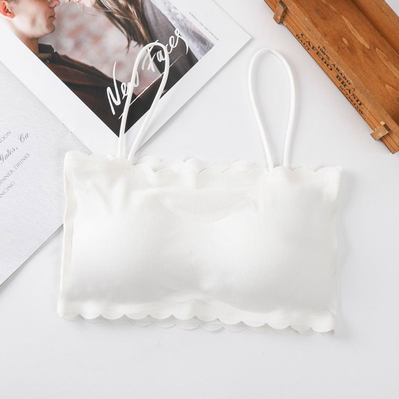 Tube top bez naramenica od Ice Silk s jastučićem, bez šavova, pleteni materijal