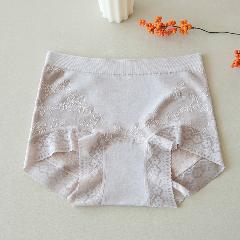 Ženske gaće s visokim strukom i podizanjem stražnjice, prozračne; glavni materijal viskoza, podstava od Mulberry Silk, floralni jacquard uzorak