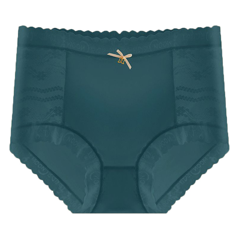 Lenjerie intimă pentru femei, talie medie, din ice silk nylon, căptușeală din bumbac în zona intimă, respirantă, antibacteriană