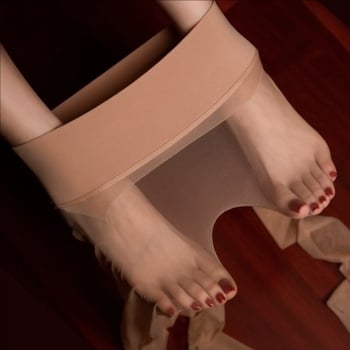 Γυναικείες κάλτσες χωρίς ραφές από βελούδο, υπερ-λεπτές 30D, 70–80% νάιλον, αόρατες