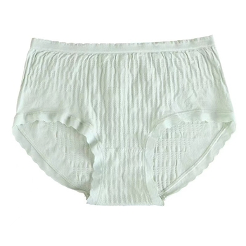 Chiloți femei fără cusături din nailon, cu dantelă și căptușeală din bumbac în zona inghinală, talie medie