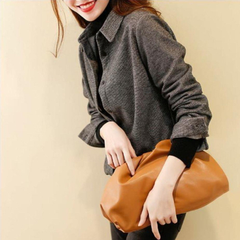 Ženska košulno-jakna za jesen/zimu s reverom, dugi rukavi, elegantan stil