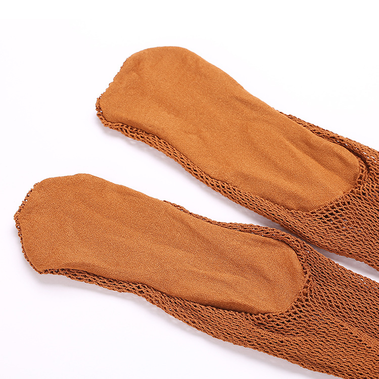 Κάλτσες Latin χορού με δίχτυ, με πόδια, ανάμικτο ύφασμα, μοτίβο φιόγκο, ανύψωση ισχίων και διαμόρφωση