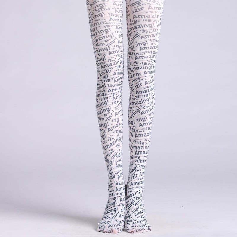 LEOPARDLADY Καλσόν από μίξη υφασμάτων με αγγλική εκτύπωση, μεσαίας πυκνότητας, 90-95% πολυεστέρα