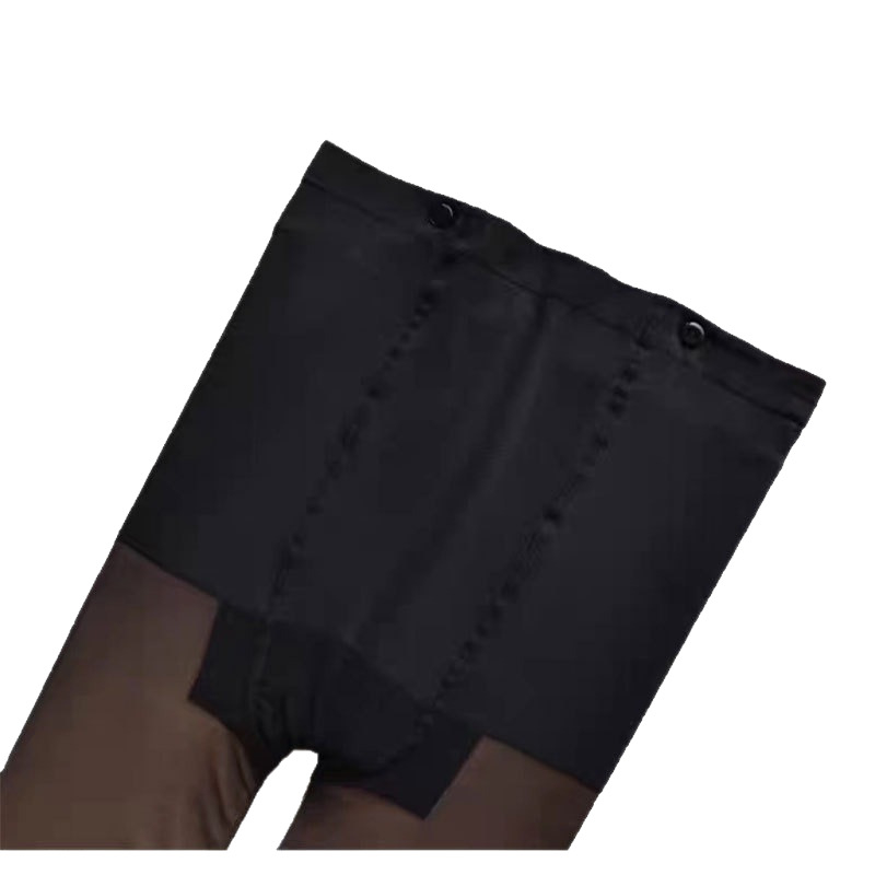 Καλσόν με φλίς διπλού πάχους, σχέδιο πουά, αποσπώμενο κουμπί, νάιλον 70–80% περιεκτικότητα, φθινοπωρινό-χειμερινό θερμικό