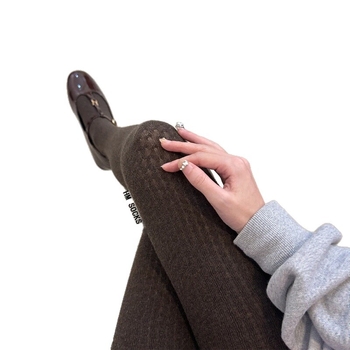 Καλσόν από νάιλον με φλοράλ μοτίβο, λεπτά, αόρατα, αντιτριβής