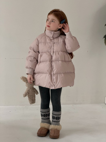 Mergaitei leggings su Fair Isle raštu iš alpaka fleece – storas megztos šilumos žiemai 2025, vidutinio juosmens, 90% medvilnė