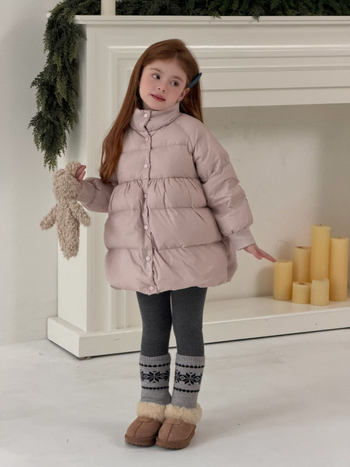 Mergaitei leggings su Fair Isle raštu iš alpaka fleece – storas megztos šilumos žiemai 2025, vidutinio juosmens, 90% medvilnė