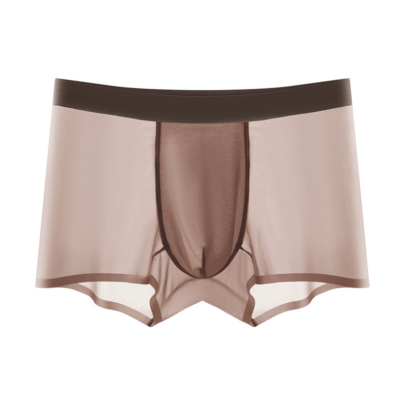 20D ultratanke ice silk 3A antibakterijske muške bokserice – prozračne, brzo se suše