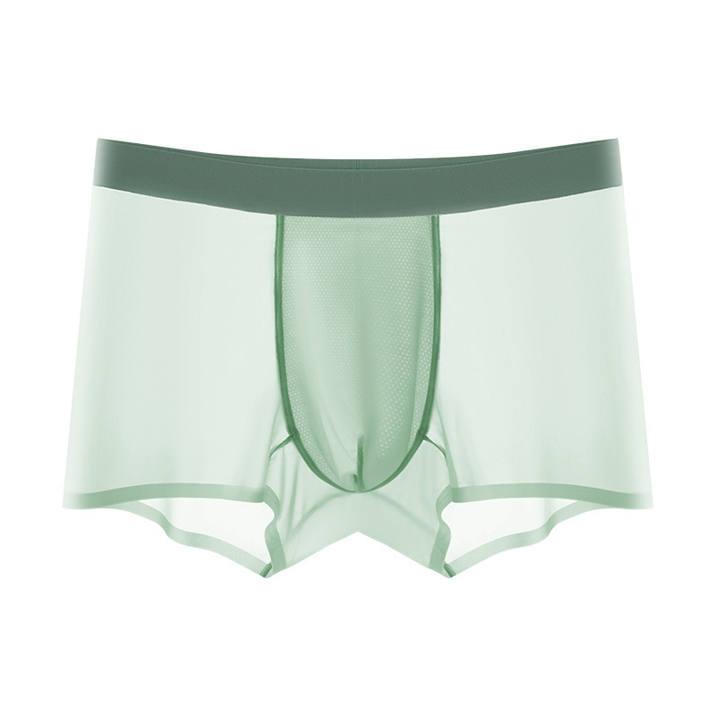 20D ultratanke ice silk 3A antibakterijske muške bokserice – prozračne, brzo se suše