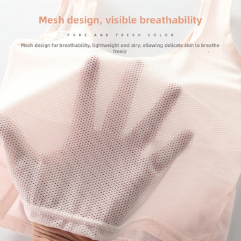 Mergaitėms skirtas nailoniniai liemenėlė-vesta vystymosi etapui, kvėpuojanti liemenėlės įdaila, pilnas kaušelis, plonas formuojantis kaušelis, fiksuotos dvigubos petnešos