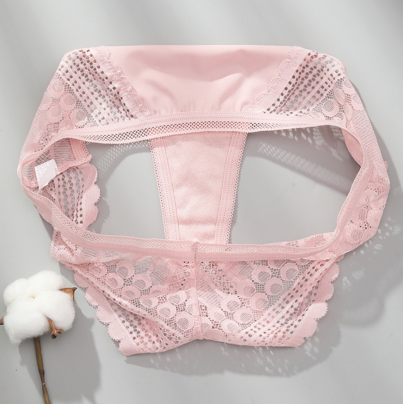 Ženske gaćice od pamuka bezšivne, brazil stil, niska linija struka, jacquard tkanina, 80–90% pamuka