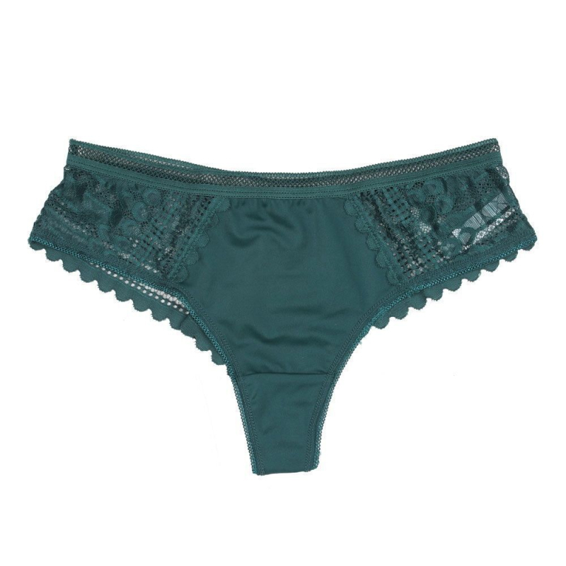 Ženske gaćice od pamuka bezšivne, brazil stil, niska linija struka, jacquard tkanina, 80–90% pamuka