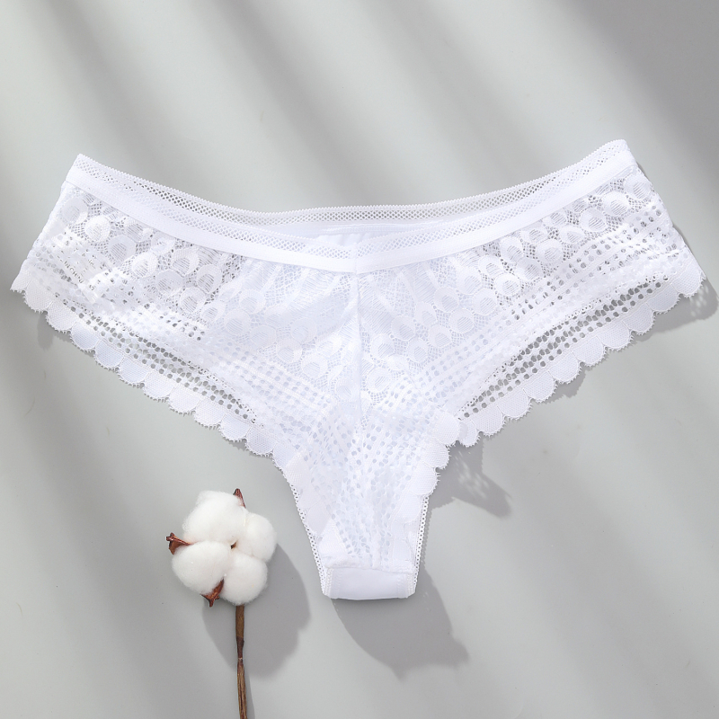 Ženske gaćice od pamuka bezšivne, brazil stil, niska linija struka, jacquard tkanina, 80–90% pamuka