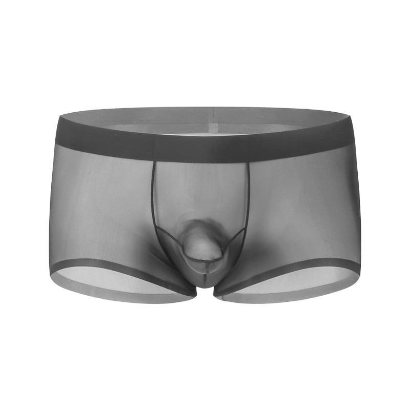 Férfi ice silk boxeralsó, gyorsan száradó, elválasztó elrendezés, háromdimenziós szabás, nylon anyag