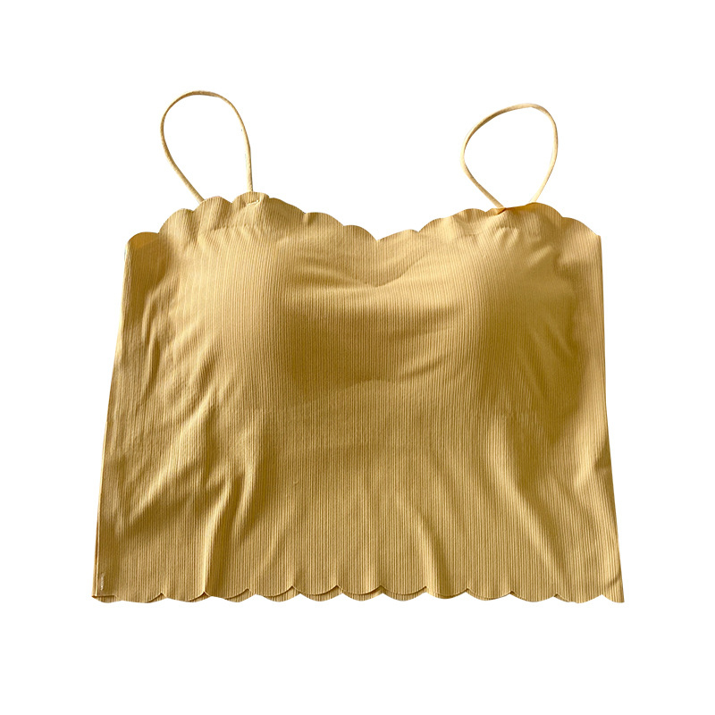 Bezrameni top za prsa s punim čašicama, tanke oblikovane čašice, Ice Silk tkanina, najlon smjesa, prozračan