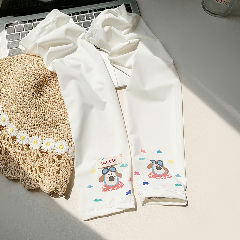 Rukavne zaštite od sunca za ljeto, opuštene, prozračne Ice Silk tkanine, minimalistički dizajn, mješavina poliestera, sadržaj 11–20%