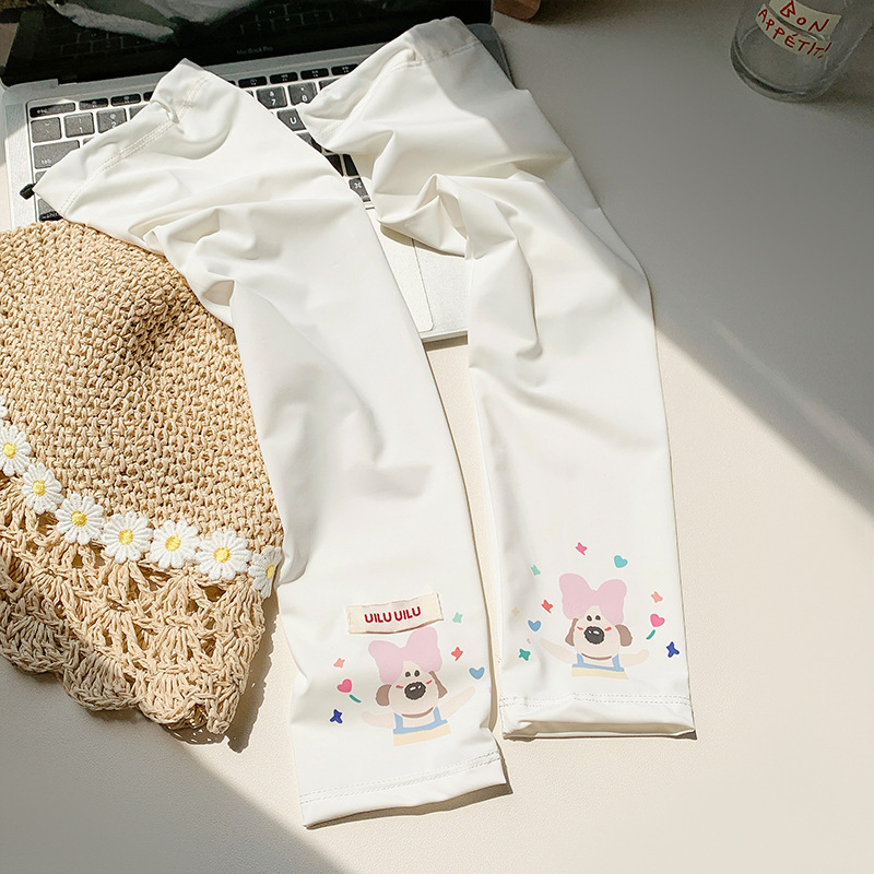 Rukavne zaštite od sunca za ljeto, opuštene, prozračne Ice Silk tkanine, minimalistički dizajn, mješavina poliestera, sadržaj 11–20%