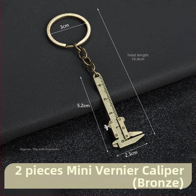 Пластмасов верниер калипер за домашно използване, миниатюрен измервателен инструмент за бижута и гривни, високопрецизен, със часовник