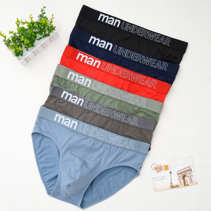 Мъжки бикини – Milk Silk плат, средна талия, полиестер 95–100%, памучна подплата