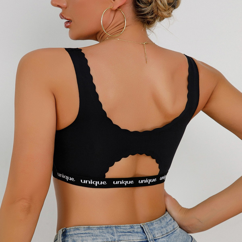 Найлонов безшевен сутиен за оформяне на тялото, без жици, пълна чашка