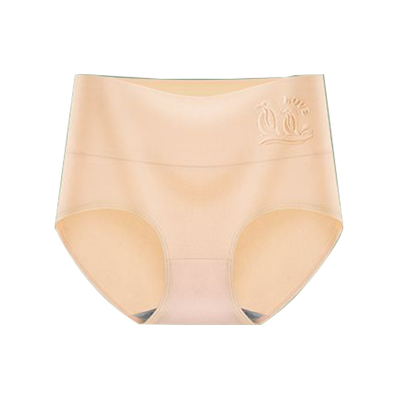 Chiloți de damă din bumbac, talie înaltă, susținere a abdomenului, respirabili, antibacterieni