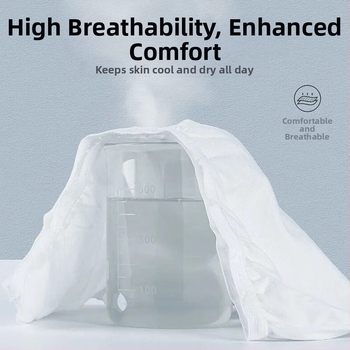 Hans ühekordsed meeste aluspüksid – peamine materjal: nailon; kirkšnies vooder: spandeks; madal talje; stiil: C-tüüp/ne nähtamatu; sobib kõigile aastaaegadele; pakk sisaldab 5 paari kotis