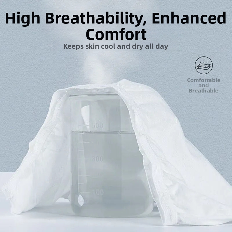 Hans ühekordsed meeste aluspüksid – peamine materjal: nailon; kirkšnies vooder: spandeks; madal talje; stiil: C-tüüp/ne nähtamatu; sobib kõigile aastaaegadele; pakk sisaldab 5 paari kotis