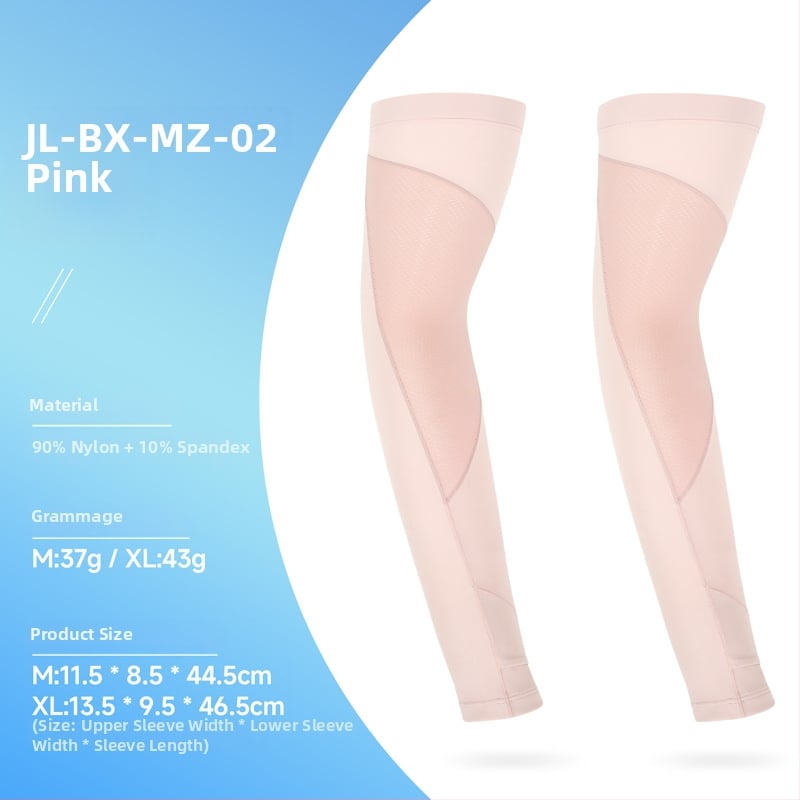 Išorinės UV apsaugos Ice Silk rankovės, skirtos dviračiui ir važiavimui, unisex, kvėpuojantis nailonas