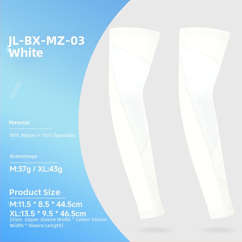 Išorinės UV apsaugos Ice Silk rankovės, skirtos dviračiui ir važiavimui, unisex, kvėpuojantis nailonas