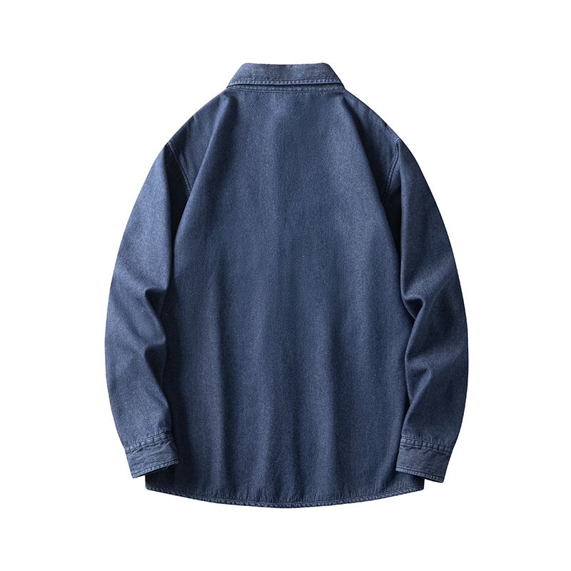 Muška košulja od pamuka s fleece podstavom, dugi rukavi, ovratnik s klopom, džepovi, opušten kroj