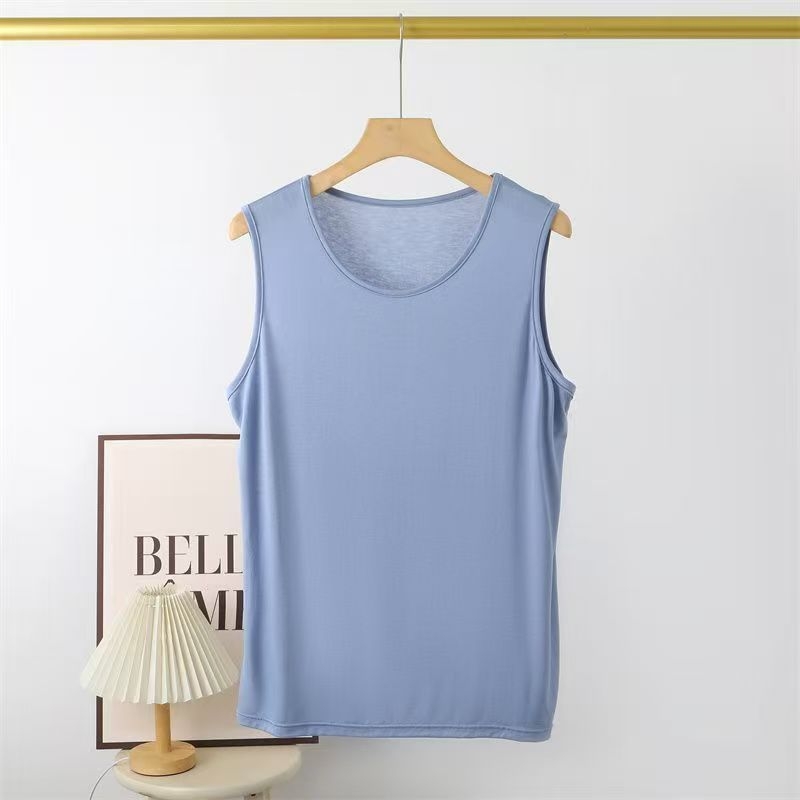 Muški modal plus veličina tank top za ljeto, tanak, bez rukava