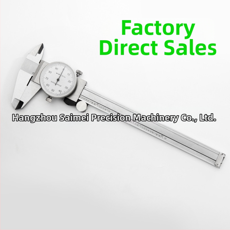 Posuvné meradlo s ciferníkom, rozsah 0-150 mm / 0-6 palcov, rozlíšenie 0.001 palca