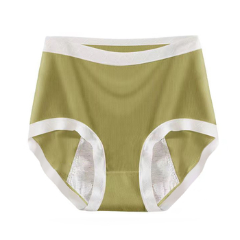 Moteriški aukštos liemens apatiniai, medvilnė 95%, modalinis intymus įdėklas 95%, megzta medžiaga