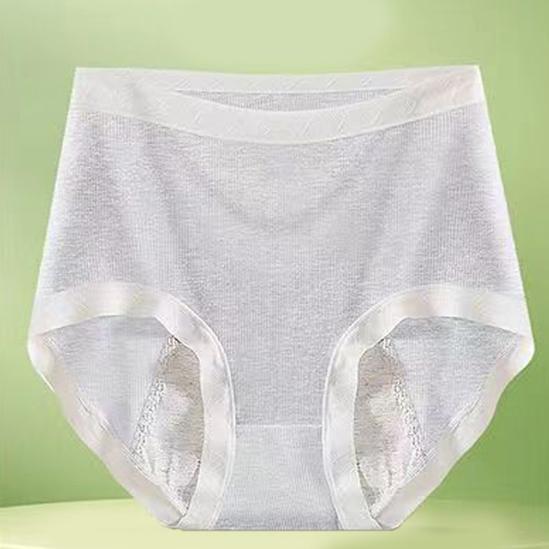 Moteriški aukštos liemens apatiniai, medvilnė 95%, modalinis intymus įdėklas 95%, megzta medžiaga