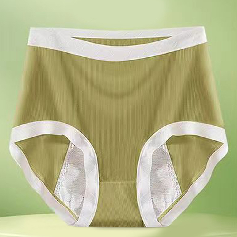 Moteriški aukštos liemens apatiniai, medvilnė 95%, modalinis intymus įdėklas 95%, megzta medžiaga