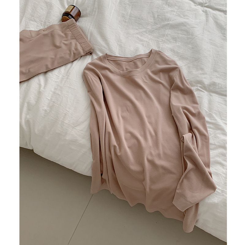 Унисекс термален комплект от две части – топ с дълъг ръкав и панталони, средно тежък плат, Liser + вискоза, 44% акрил, 11% еластан