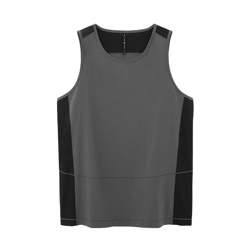 Мъжки спортен потник, полиестерна тъкан, 150–160 g, лято 2025, за спорт на открито