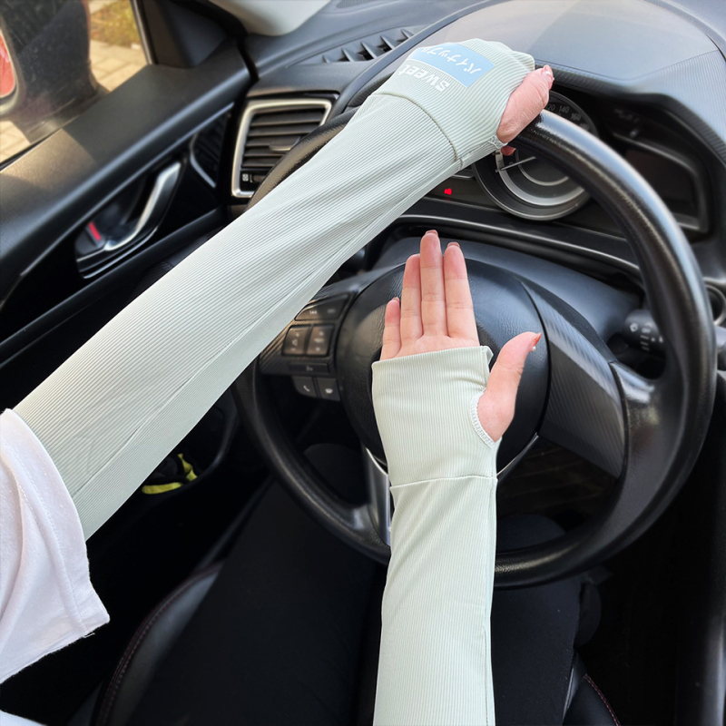 Ženske rukave za zaštitu od sunca, Ice Silk, lagani ljetni komad, pogodan za vožnju automobilom i vožnju biciklom