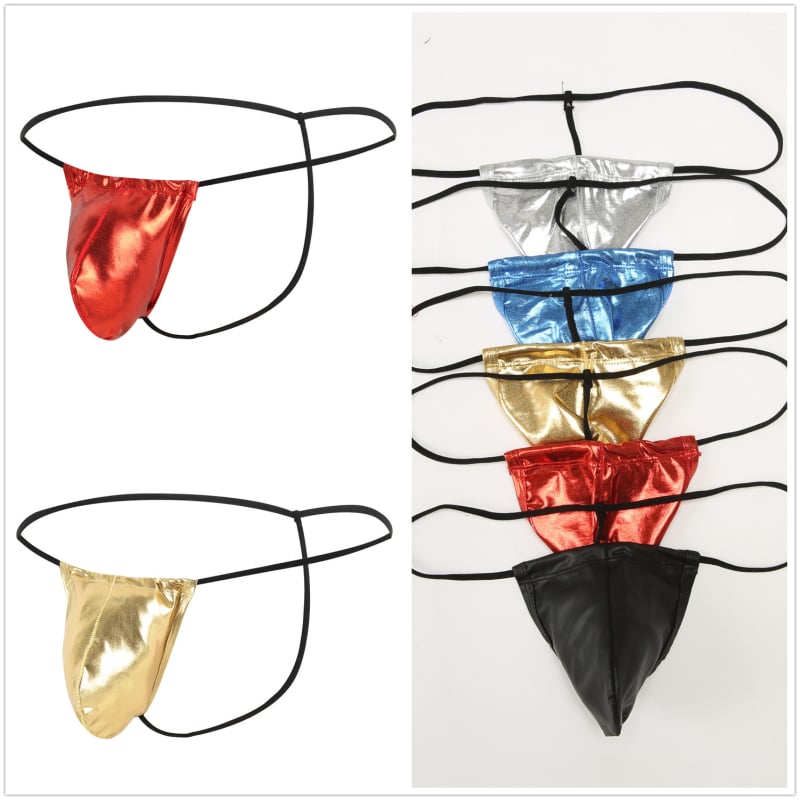 Vyrų nailoniniai tanga su iškirptu dizainu, žemas juosmuo, kvėpuojančios