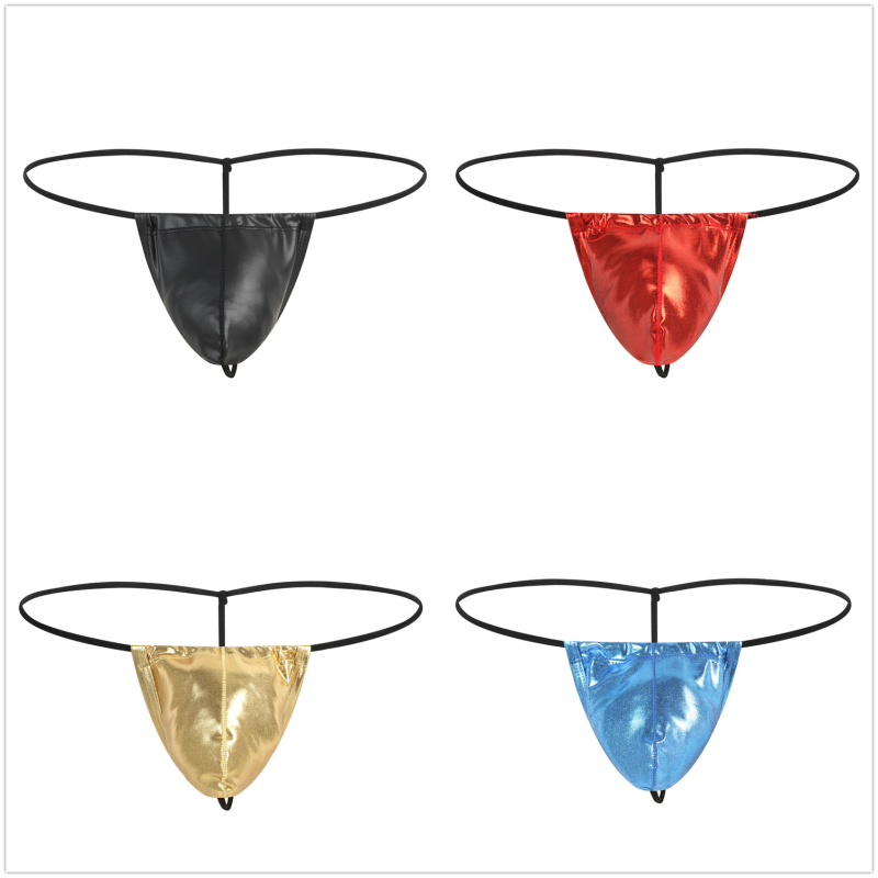 Vyrų nailoniniai tanga su iškirptu dizainu, žemas juosmuo, kvėpuojančios