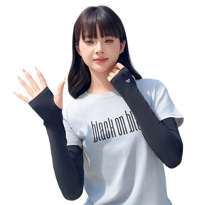 Unisex UV zaštitne rukave od najlona s Ice Silk za ljeto - tanke, termotransfer, gradski commuter stil