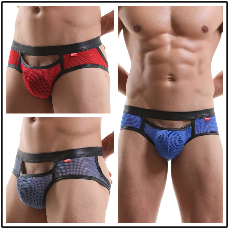 Tanga pentru bărbați din nailon, cu design U-convex, țesătură jacquard respirabilă, talie joasă, căptușeală între coapse Spandex 87%