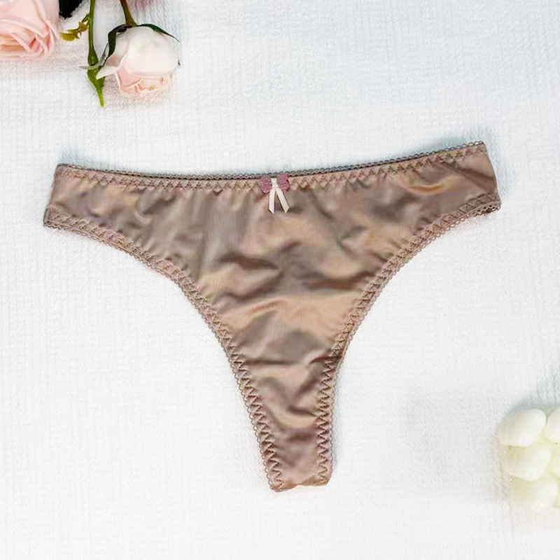 Nailoninės tangos kelnaitės, kvėpuojančios, greitai džiūstantys, žemas liemuo, medvilnės įdėklas