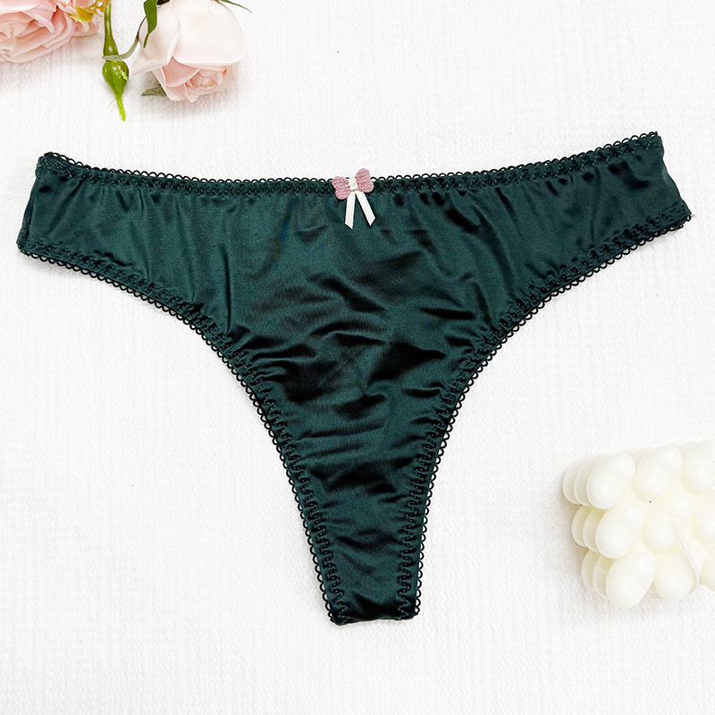 Nailoninės tangos kelnaitės, kvėpuojančios, greitai džiūstantys, žemas liemuo, medvilnės įdėklas