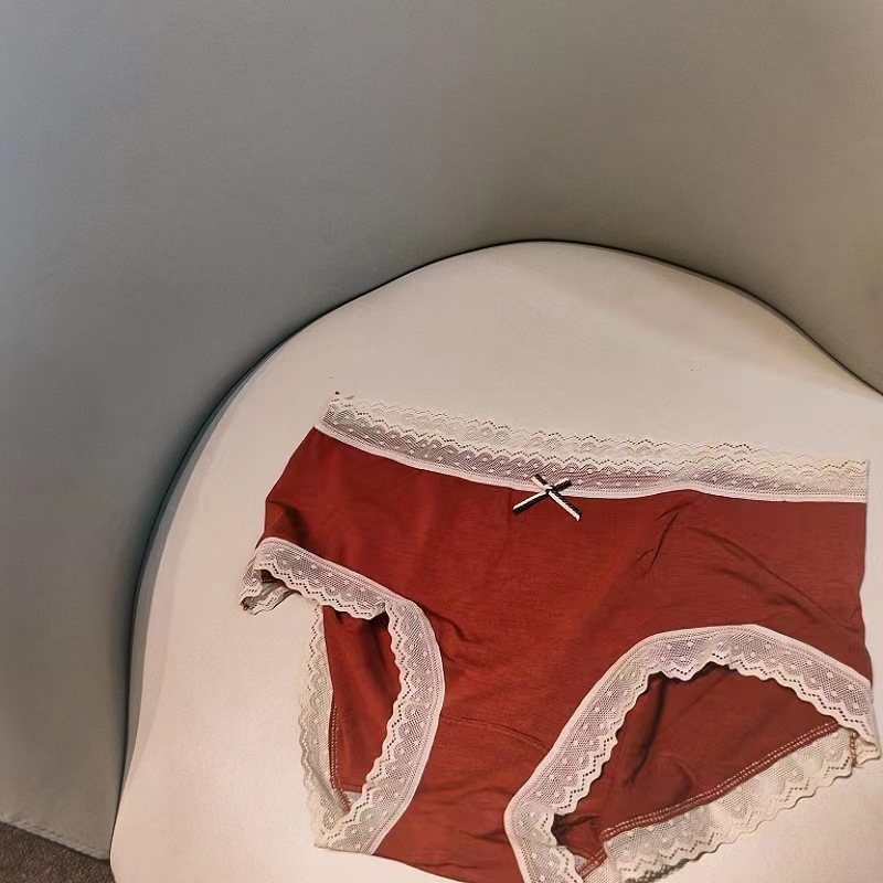 Ženske gaće od modalnog materijala, japanskog stila, plus veličina, srednje visine, prozračne, mekane, antibakterijske, pamukova podstava prepona