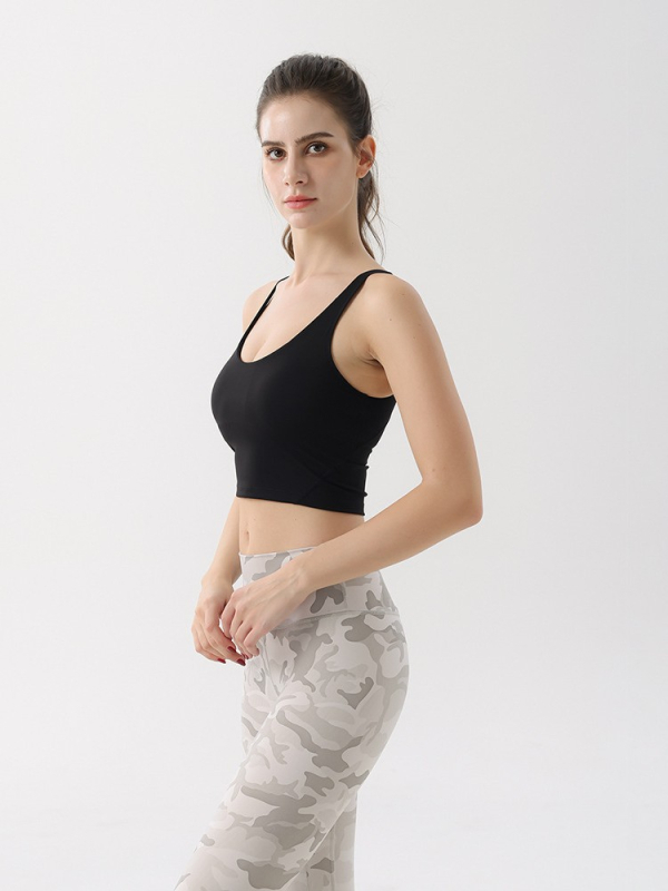 Дамска къса безшевна спортна жилетка — бързосъхнеща за спорт и външен слой, Nylon + спандекс 95/5, къс стил 35.5–41.5 см, Autumn 2025