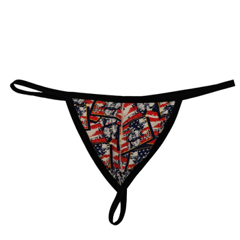 Thong din bumbac pentru bărbați, talie joasă, căptușeală din bumbac între picioare, 90–95% conținut de bumbac